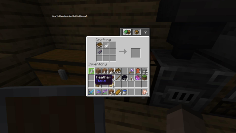 The Step-by-Step Guide About How To Make A Book And Quill In Minecraft?