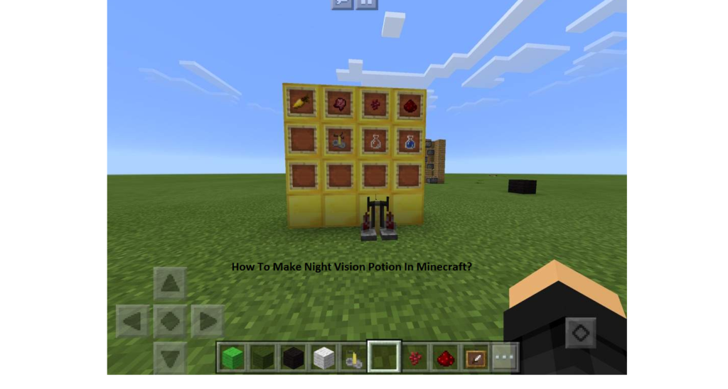 How To Make Night Vision Potion In Minecraft?