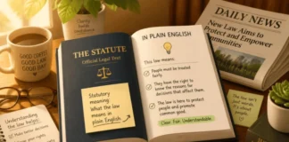 Statutory Meaning in Law: What “Statutory” Means in Plain English, 7 Real-World Examples, Legal Uses, and How It Differs From Common Law Statutory Meaning in Plain English: How the Term Works in Law and Everyday Use Statutory means created, required, permitted, or governed by a written law passed by a legislature. If a duty, right, deadline, power, or penalty carries this label, its legal basis comes from a statute rather than solely from a contract, court-made common law, or an organization’s internal policy. That distinction matters because legal documents often use the word to identify where a rule comes from. Once you understand the source, phrases concerning rights, duties, authorities, and requirements become much easier to interpret. Key point Plain-English explanation Basic meaning Based on, created by, or required under legislation. Root word Statute, meaning a law enacted by a legislative body Common uses Rights, duties, requirements, powers, deadlines, penalties, and audits Different from common law Common law develops through judicial decisions rather than enacted statutes. Different from a private policy A company rule is not based on legislation merely because it is written. Important caution The exact right or requirement depends on the applicable law and jurisdiction. Key Takeaways • The word tells you that legislation is the source of a rule, right, duty, or power. • A statute is the enacted law, while the adjective describes something connected to that law. • “Legal” is broader. Something can have legal significance without being created directly by legislation. • Court-made rules, agency regulations, contracts, and internal policies can come from different legal sources. • The safest approach is to identify the relevant law and jurisdiction before relying on the phrase. What Does Statutory Mean in Plain English? The easiest translation is “based on a written law.” Suppose a document says that an employer has a particular duty. The next question is where that duty comes from. It may exist because of legislation, a contract, a court decision, or company policy. A statutory label answers that question about the source: legislation is behind it. This is why the word commonly appears before nouns such as right, duty, requirement, authority, period, and penalty. In each case, the adjective indicates that the matter is fixed, authorized, or required by law. For another example of how legal vocabulary changes with context, see Art and Writers’ Guide to Soliciting Meaning in Plain English. The same reading habit applies: begin with the ordinary meaning, then examine the legal context. Start With the Statute: The Source Behind the Adjective A statute is a law enacted through a legislative process. The relationship is easier to remember as a simple pair: • Statute: the law itself. • Statutory: describing a right, responsibility, rule, or other matter that comes from that law. Think of “statute” as the source document and the adjective as a sign pointing back to that source. This distinction also helps when reading articles in the Art and Writers Law section, where legal terms may refer to several different sources of authority. 7 Clear Examples of the Term in Real Life The exact rules differ among countries, states, provinces, and legal systems. These examples show how the wording works without assuming that one jurisdiction’s law applies everywhere. 1. A right created by legislation. A law may give consumers, employees, tenants, or other groups a specific legal entitlement. Describing it as a right based on legislation identifies its source. 2. A duty imposed by legislation. A public body, employer, director, professional, or other individual may have a duty that a written law expressly requires. 3. A filing or notice deadline. Legislation may set a fixed period for submitting a document, giving notice, filing a claim, or completing another required action. 4. A minimum entitlement. A law can establish a minimum amount, period, protection, or benefit. Private agreements may sometimes provide more, but they cannot override a legal minimum when the applicable law prohibits it. 5. A power given to an authority. Legislatures can authorize public bodies to investigate, license, inspect, collect information, or take other actions within defined limits. 6. A penalty or remedy. Legislation may specify a fine, a damages provision, an enforcement method, or another consequence when defined requirements are breached. 7. An audit or review requirement. Certain organizations may be required to undergo an audit or formal review under applicable legislation. The pattern is the same in every example: find the written law that creates the claimed right, obligation, authority, or consequence. Readers interested in similar explanatory content can also browse the site’s broader Education section. Written Laws, Court-Made Law, Regulations, and Contracts Compared Legal rules do not all come from the same source. Legislative bodies create legislation, while common law develops through judicial decisions. Source Who mainly creates it? Simple example Legislation A legislature An act establishing a legal duty Common or case law Courts through decisions and precedent A rule developed through judicial cases Regulations Administrative or executive agencies acting under legal authority Detailed rules implementing legislation Contract The parties to an agreement Payment, delivery, or confidentiality terms Internal policy An organization Workplace procedures or company rules Administrative agencies commonly receive authority through legislation and then administer or enforce laws within the powers granted to them. This distinction also explains why “legal” and “based on legislation” are not perfect synonyms. “Legal” is a broader description. A valid contract, for example, can create enforceable obligations even though a legislature did not write its individual terms. Business readers encounter these distinctions in employment documents, compliance materials, corporate filings, licenses, and contracts. The Art and Writers Business section provides useful context for commercial terminology. A 3-Question Test for Reading the Word Correctly When the term appears in a contract, news story, policy, court document, or government notice, use this quick test. 1. What is being described? Is it a right, duty, power, deadline, minimum standard, penalty, or procedure? 2. What legislation creates it? Look for the act, code, section, or other legislative source. 3. Which jurisdiction applies? A rule in one country, state, or province may not exist in another. The second question is especially useful. If no one can identify the legislation behind a claimed legal requirement, treat the claim as something that still needs verification. Why Jurisdiction and Context Matter The word describes a source of legal authority, not a universal set of rules. Two countries may both use phrases such as “legal duty” or “minimum entitlement” while imposing completely different requirements. Even within one country, national and regional legislation may address different subjects. Courts also interpret legislation when its wording or application is disputed. This process can involve examining the text, purpose, legal context, and established principles of interpretation. For that reason, a dictionary can tell you what the adjective means, but it cannot tell you what a particular law requires in your situation. Frequently Asked Questions What does statutory mean in law? It means that the matter is based on, created by, authorized by, or required under a statute. The term commonly refers to rights, duties, powers, requirements, deadlines, and remedies with a legislative basis. What is a statute? A statute is legislation enacted by a legislative body. In everyday language, you can think of it as a formally enacted written law. Is it the same as “legal”? No. “Legal” is broader. A contract can create a legally enforceable obligation, and common law can create legal rules through judicial decisions. Neither fact alone means that the obligation was created by legislation. What is the difference between legislation and common law? Legislation comes from a legislative body. Common law develops through judicial decisions and precedent. The two can interact because legislatures may enact rules that affect existing common-law principles, while courts interpret and apply enacted laws. Are regulations the same as statutes? No. Legislatures enact statutes, while administrative agencies may issue detailed rules under authority granted to them by legislation. The structure and terminology vary among legal systems. Does “nonstatutory” mean illegal? Not automatically. It generally means that something does not derive directly from a statute. A rule or obligation may still come from a contract, court decision, policy, or another recognized source. Your Next Step When you see this word in a legal or business document, do not stop at the dictionary definition. Find the law behind the claim. Write down the name of the act, code, or legislative section, then confirm that it applies to the correct jurisdiction and situation. That simple check helps distinguish a genuine legal requirement from a company policy, contractual condition, or rule that someone has described too broadly. For more beginner-friendly explanations of legal terminology, continue with the Art and Writers Law section. SEO metadata The selected meta title is “Statutory Meaning: 7 Clear Examples and Legal Uses” Meta description: “Learn what statutory means in plain English, how statutes create legal duties and rights, and how the term differs from common law and regulations.” Suggested slug: statutory-meaning. Statutory